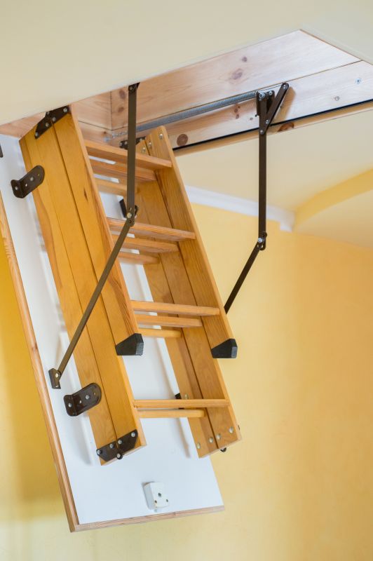 Efficient Folding Attic Stairs