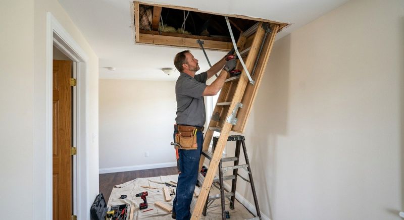 Folding Attic Stairs Service